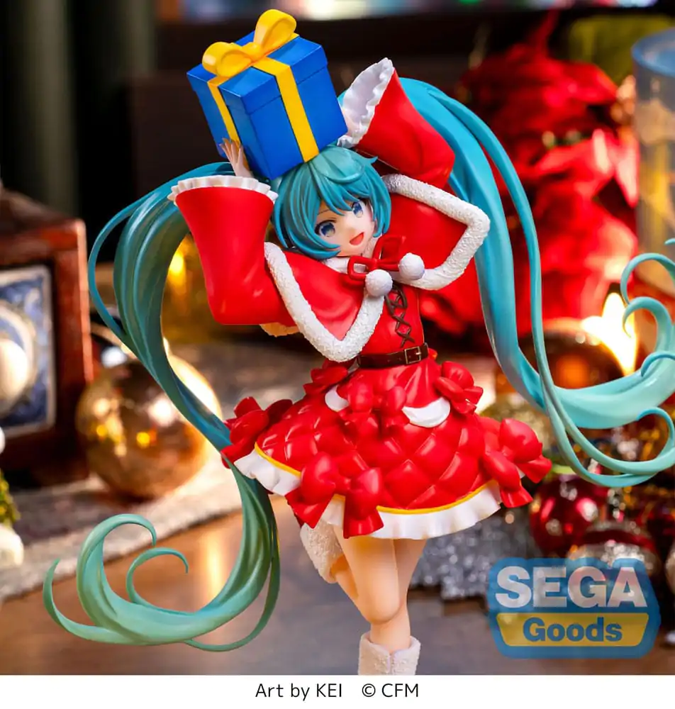 Hatsune Miku Series statuie PVC Luminasta Hatsune Miku Christmas 2024 19 cm poza produsului