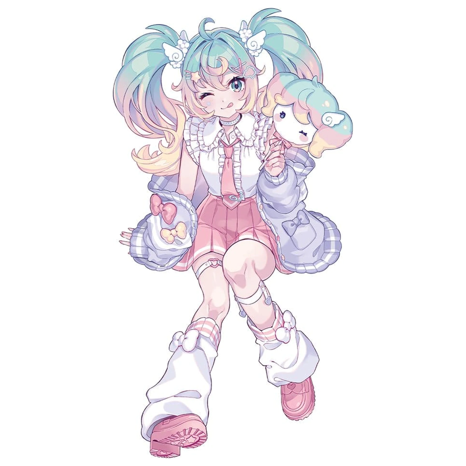 Hatsune Miku Sweet School Life PVC figurina Versiunea Pastel 13 cm poza produsului