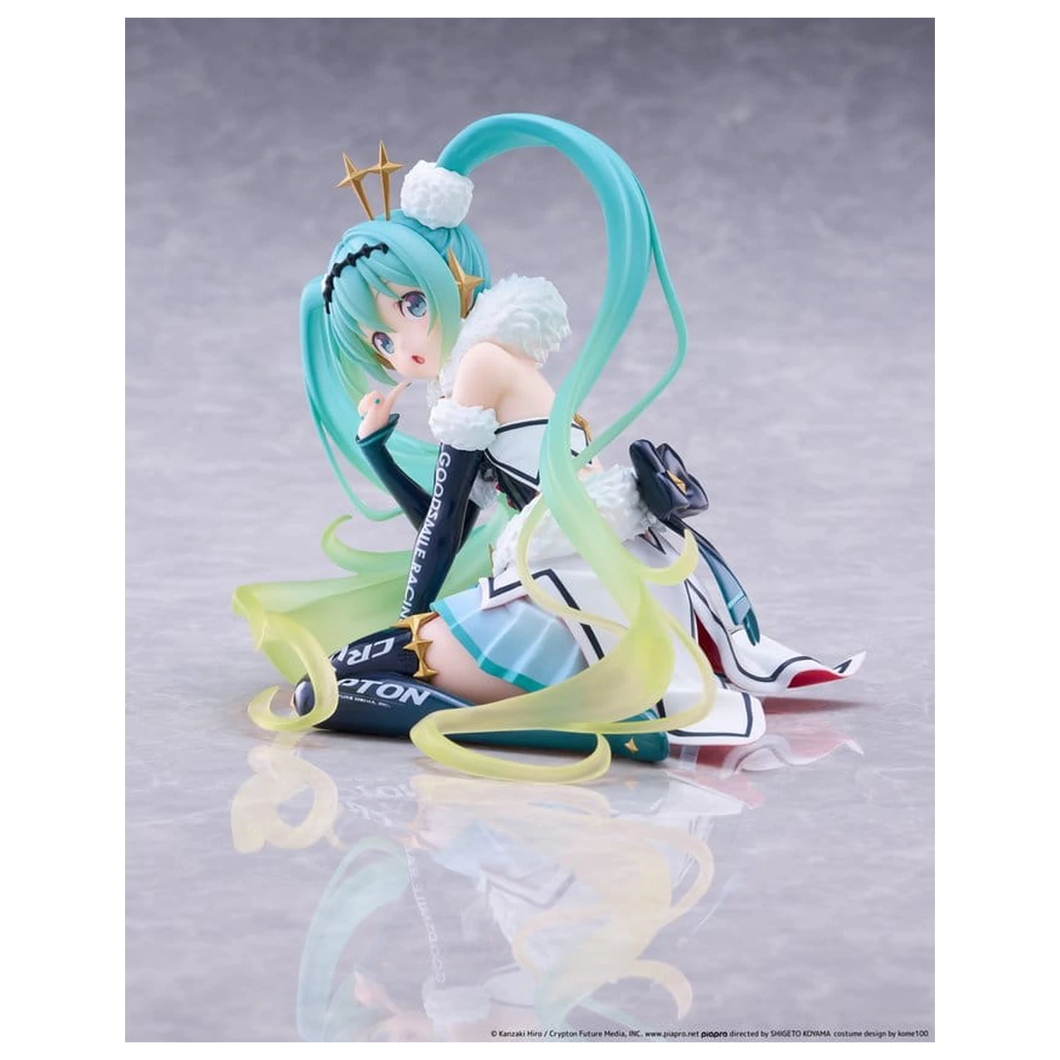 Hatsune Miku Taito Kuji figurina PVC Racing Miku 2018 Ver. Round 8 13 cm poza produsului