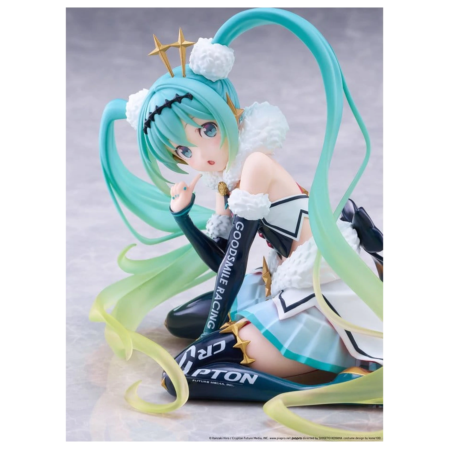 Hatsune Miku Taito Kuji figurina PVC Racing Miku 2018 Ver. Round 8 13 cm poza produsului
