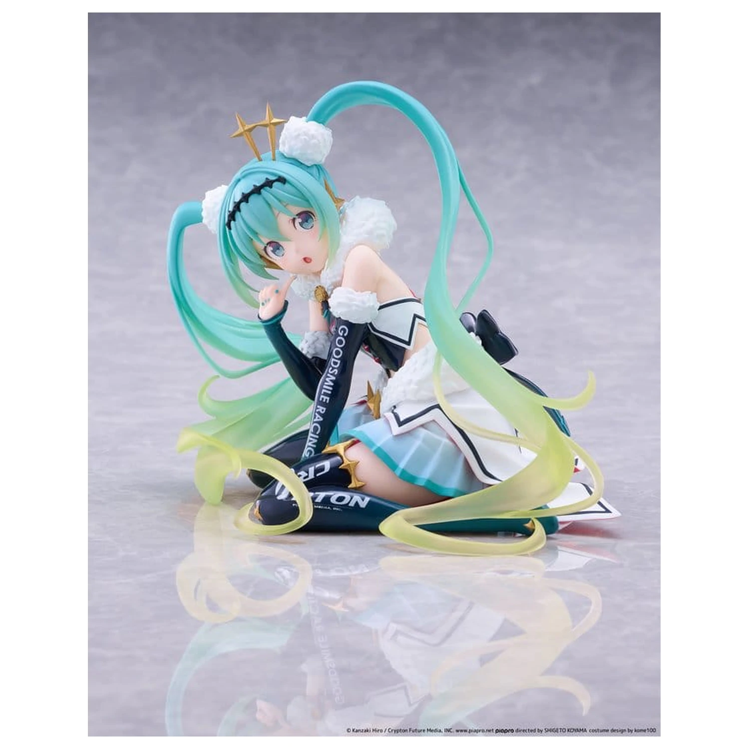 Hatsune Miku Taito Kuji figurina PVC Racing Miku 2018 Ver. Round 8 13 cm poza produsului