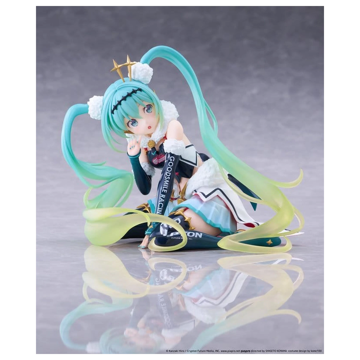 Hatsune Miku Taito Kuji figurina PVC Racing Miku 2018 Ver. Round 8 13 cm poza produsului