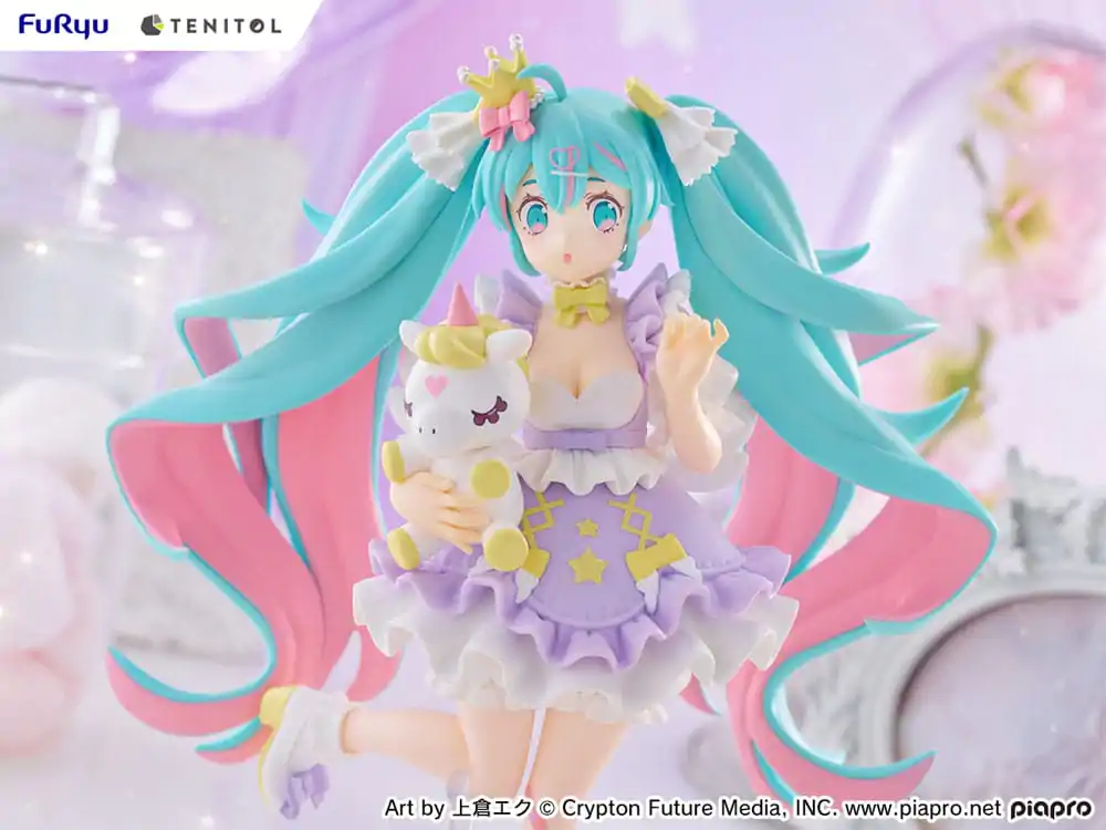 Hatsune Miku Tenitol Statuetă din PVC Hatsune Miku Yumekawa Princess Lavender Ver. 21 cm poza produsului