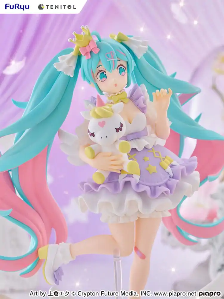 Hatsune Miku Tenitol Statuetă din PVC Hatsune Miku Yumekawa Princess Lavender Ver. 21 cm poza produsului
