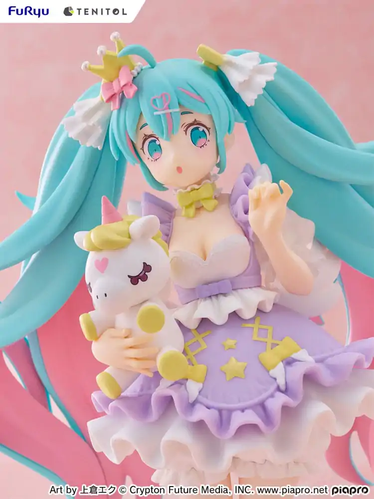 Hatsune Miku Tenitol Statuetă din PVC Hatsune Miku Yumekawa Princess Lavender Ver. 21 cm poza produsului
