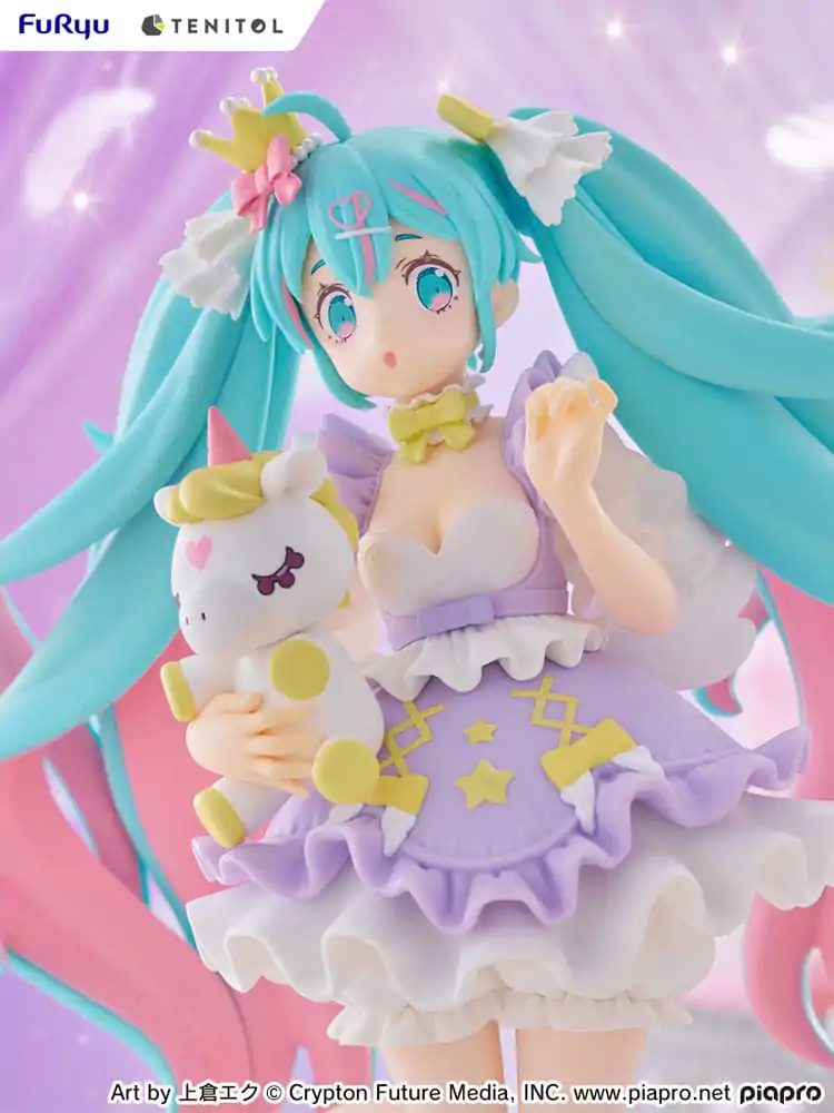 Hatsune Miku Tenitol Statuetă din PVC Hatsune Miku Yumekawa Princess Lavender Ver. 21 cm poza produsului