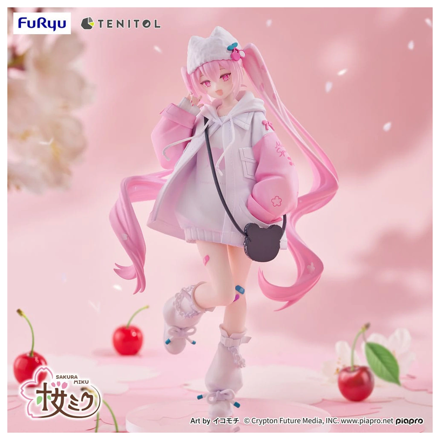 Hatsune Miku Tenitol Statuie din PVC Sakura Miku Cool style [petit] 19 cm poza produsului
