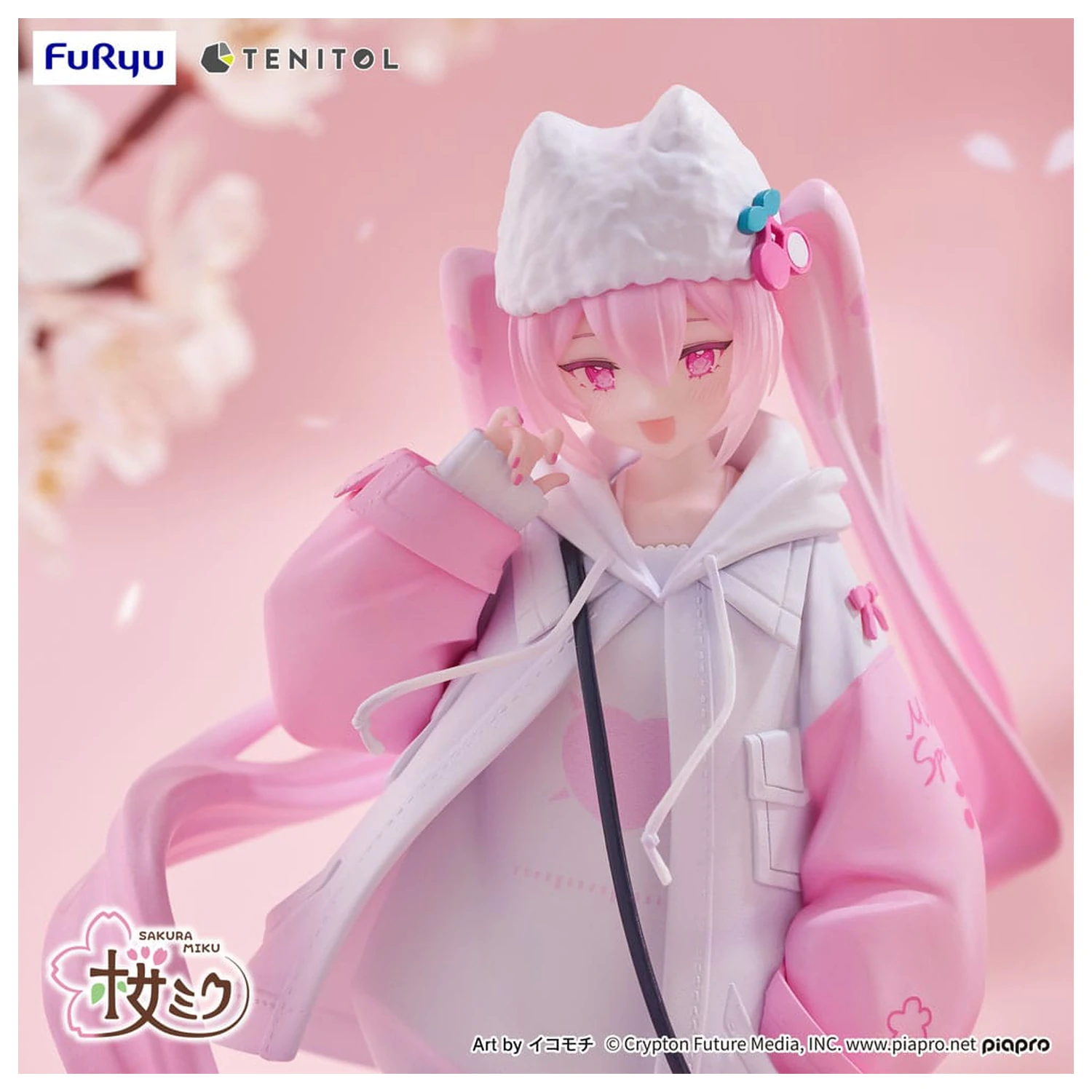 Hatsune Miku Tenitol Statuie din PVC Sakura Miku Cool style [petit] 19 cm poza produsului