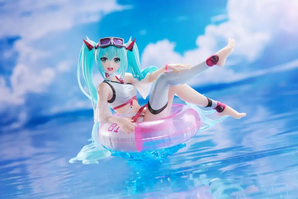 Statuie PVC Hatsune Miku Wonderland Aqua Float Girls Figure Hatsune Miku Reissue 18 cm poza produsului