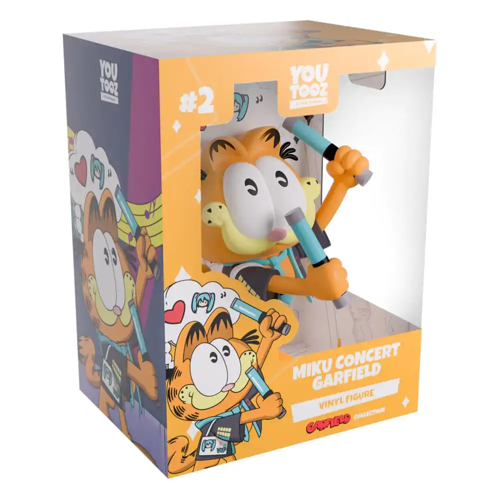 Hatsune Miku x Garfield Figurina din vinil Miku Concert Garfield 13 cm poza produsului