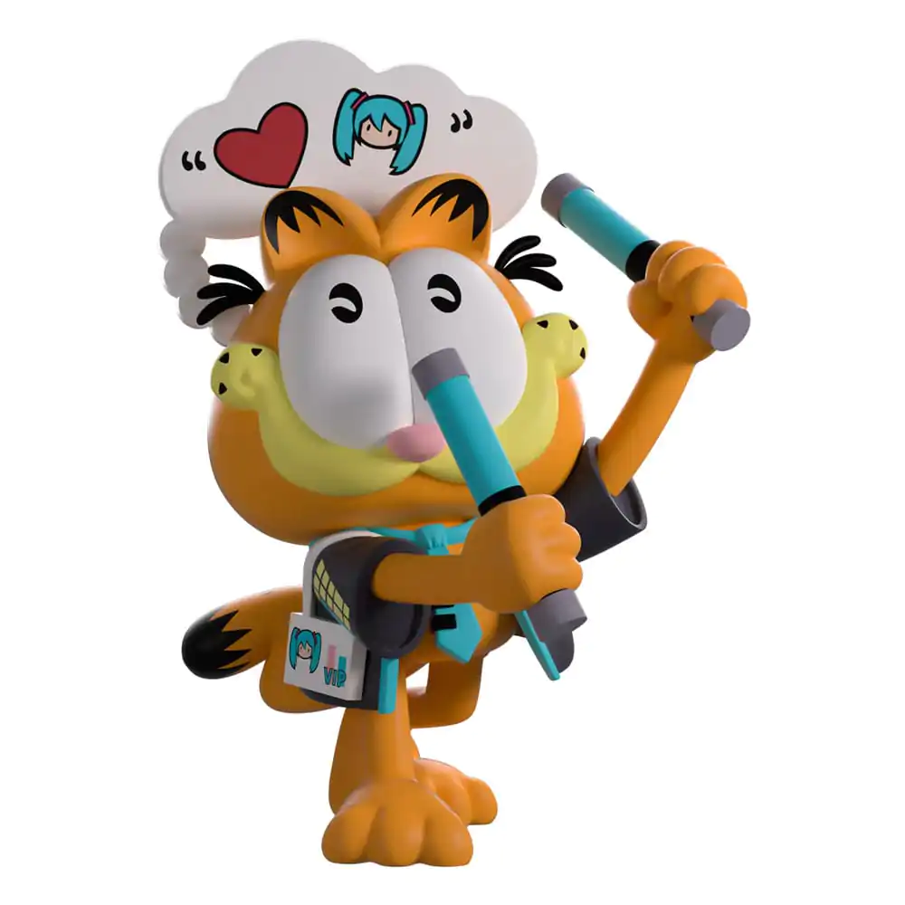 Hatsune Miku x Garfield Figurina din vinil Miku Concert Garfield 13 cm poza produsului