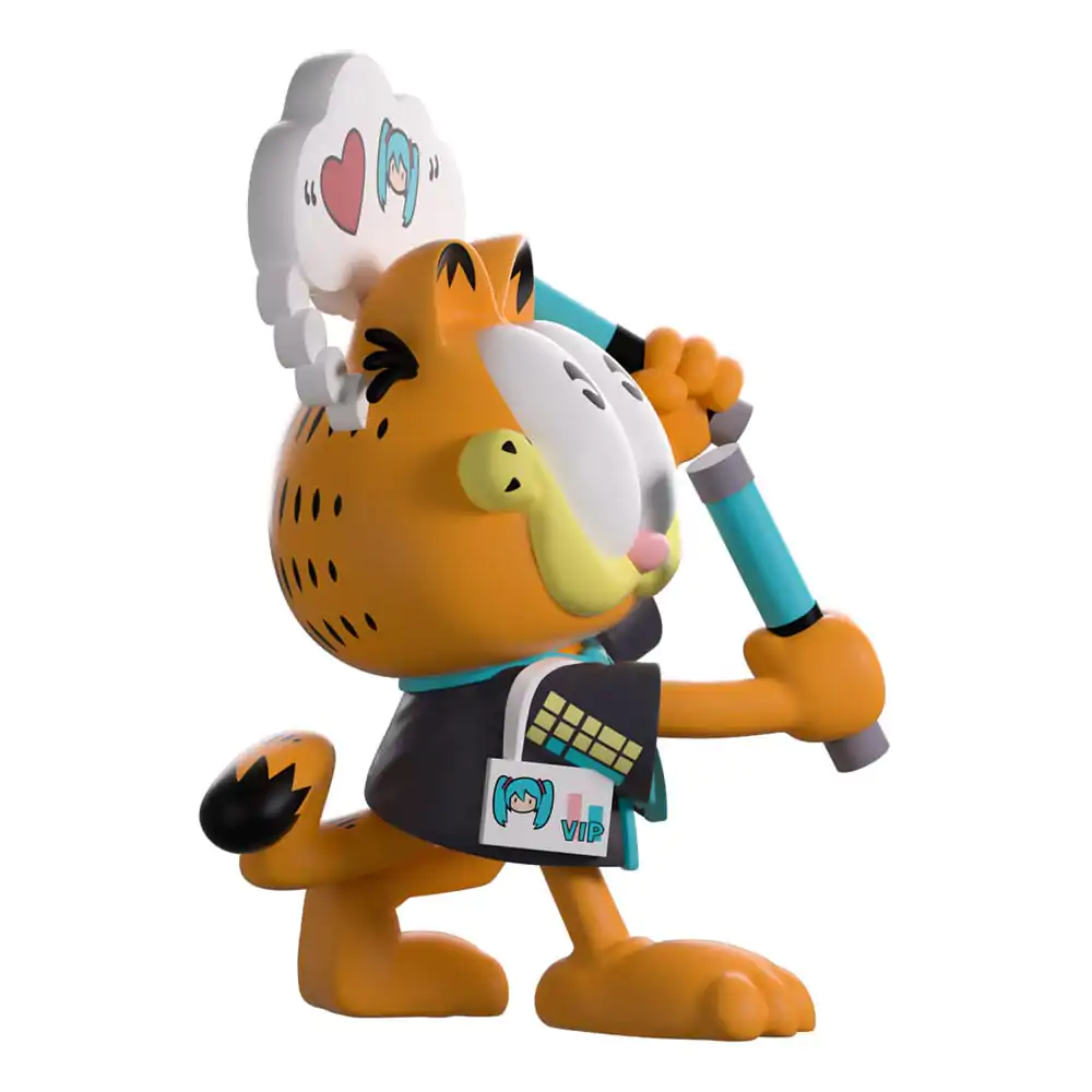Hatsune Miku x Garfield Figurina din vinil Miku Concert Garfield 13 cm poza produsului