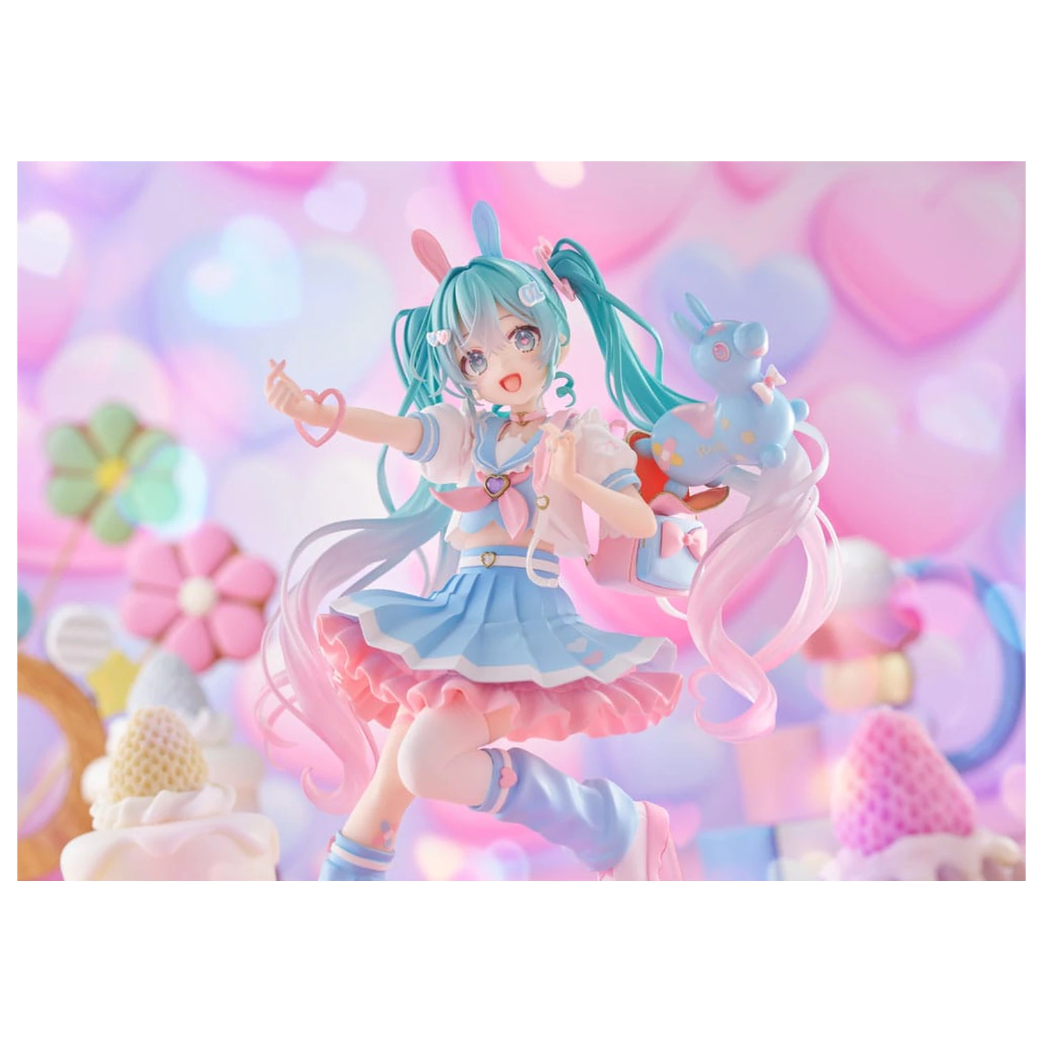 Hatsune Miku x RODY Newly Written Taito Kuji Online PVC Statuie Hatsune Miku 18 cm poza produsului