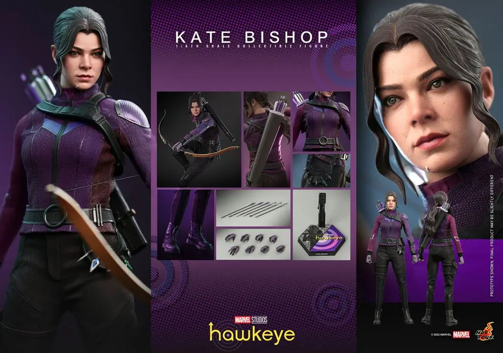 Figurină de acțiune Hawkeye Masterpiece 1/6 Kate Bishop 28 cm poza produsului