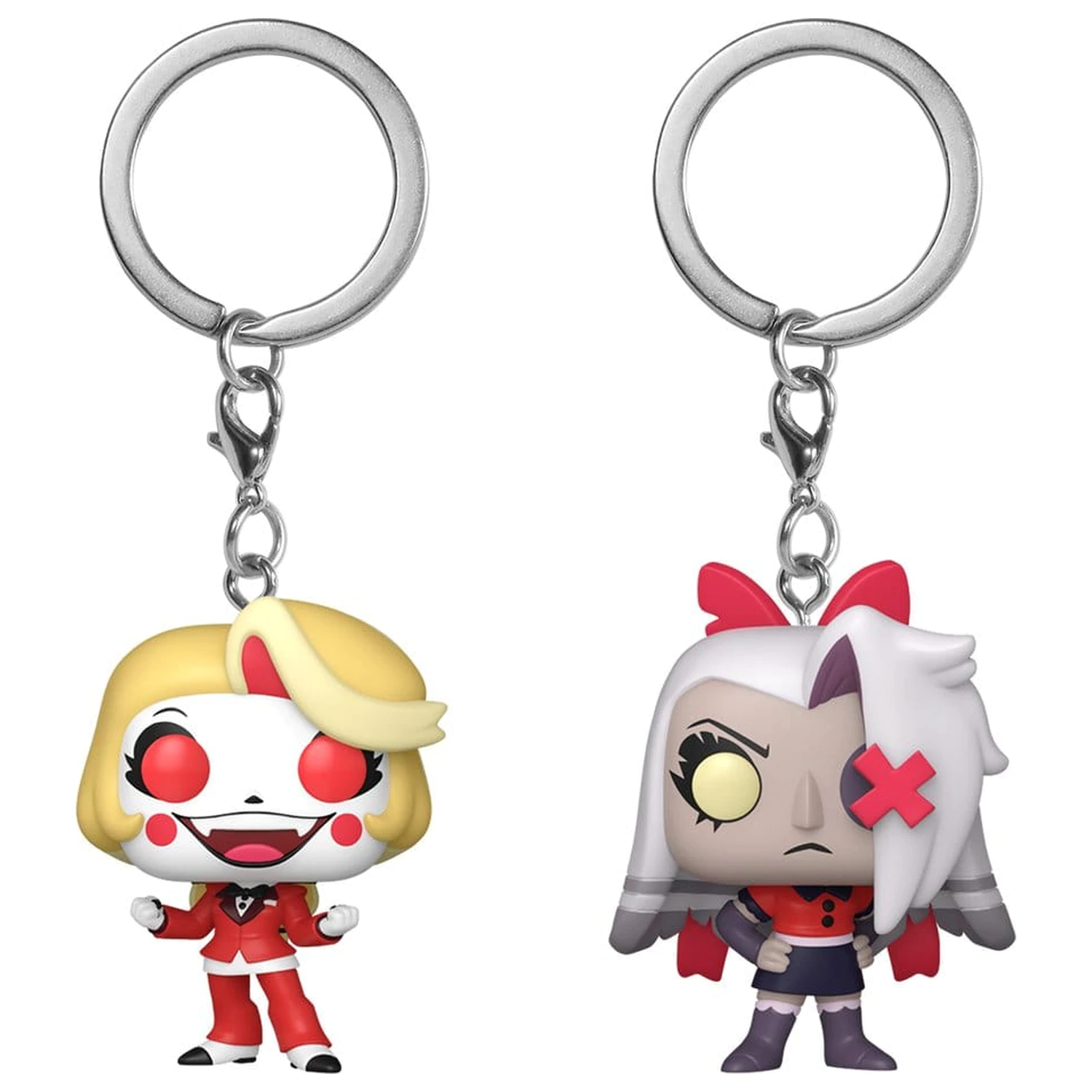 Hazbin Hotel Funko POP! breloc din vinil pachet de 2 Charlie si Vaggie 4 cm poza produsului