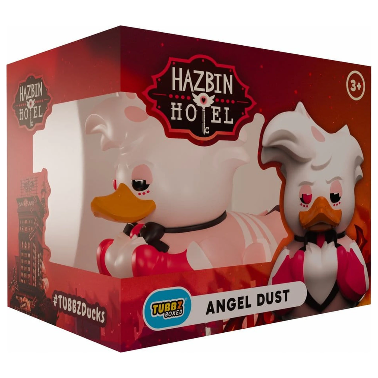 Hazbin Hotel Tubbz figura PVC Angel Dust, editie in cutie, 10 cm poza produsului