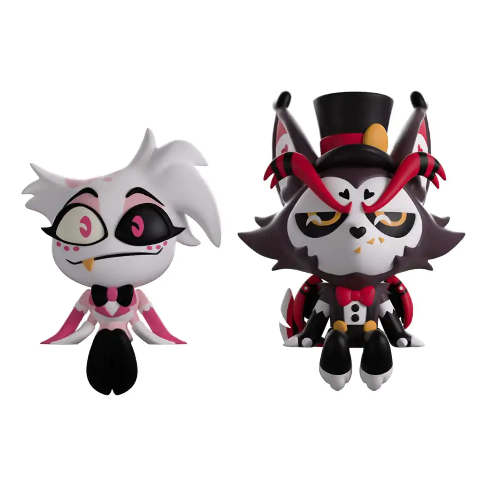 Figurine de Vinil Hazbin Hotel Angel Dust & Husk Monitor Buddiez poza produsului