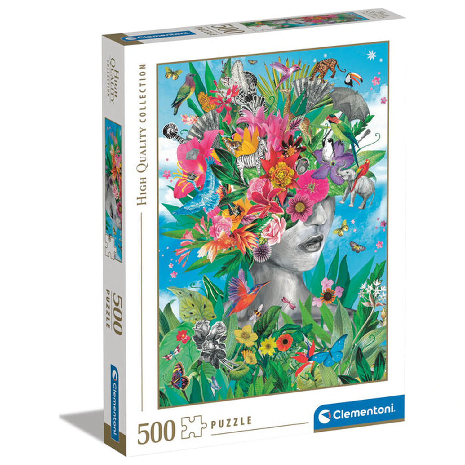 Head in the Jungle puzzle 500 piese poza produsului