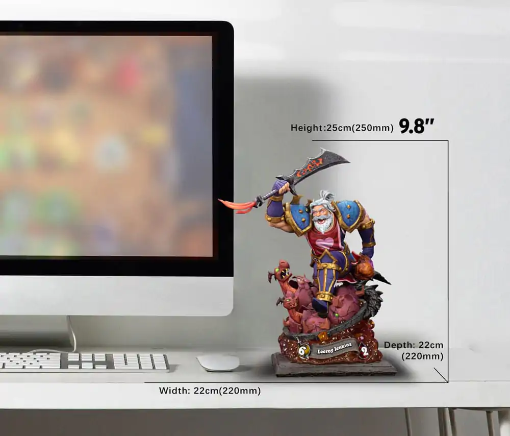 Statuie Hearthstone 1/10 Leeroy Jenkins 25 cm poza produsului