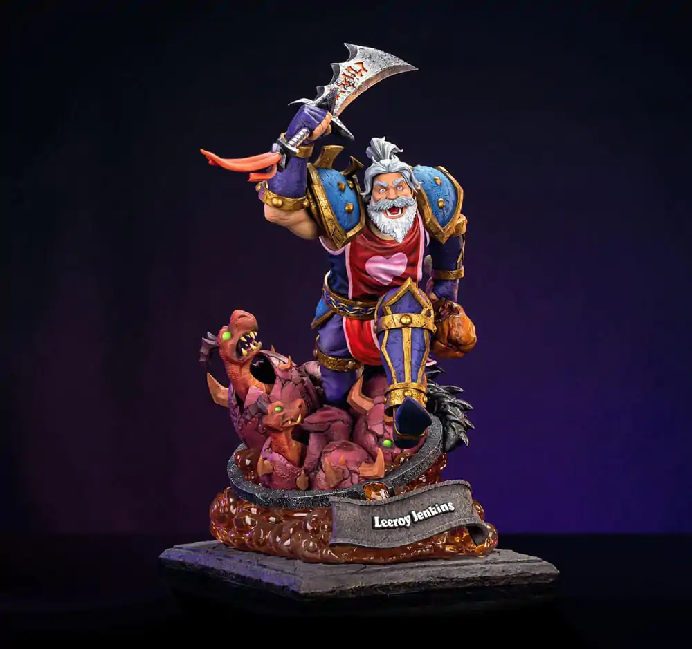 Statuie Hearthstone 1/10 Leeroy Jenkins 25 cm poza produsului