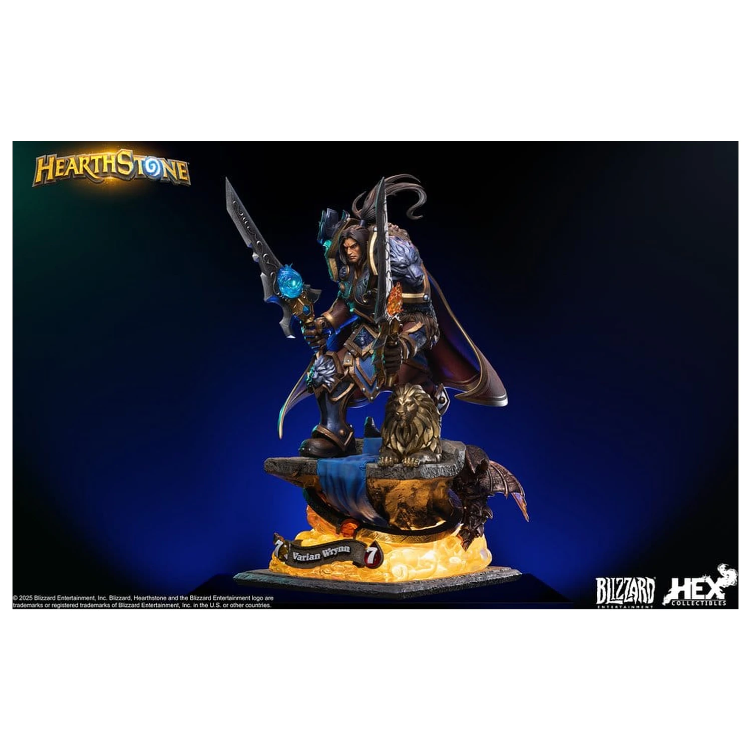 Hearthstone Statuie 1/10 Varian Wrynn 31 cm poza produsului