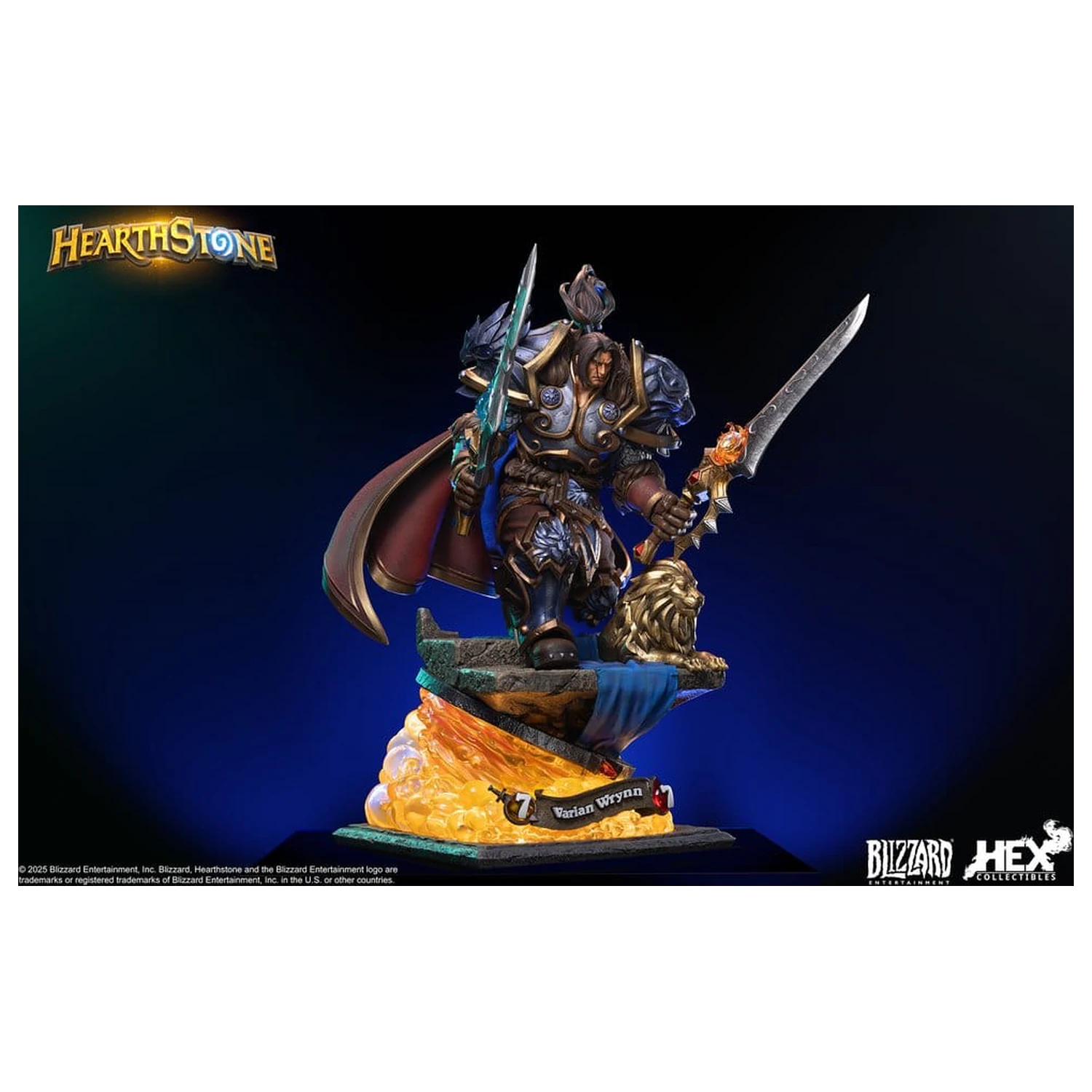 Hearthstone Statuie 1/10 Varian Wrynn 31 cm poza produsului