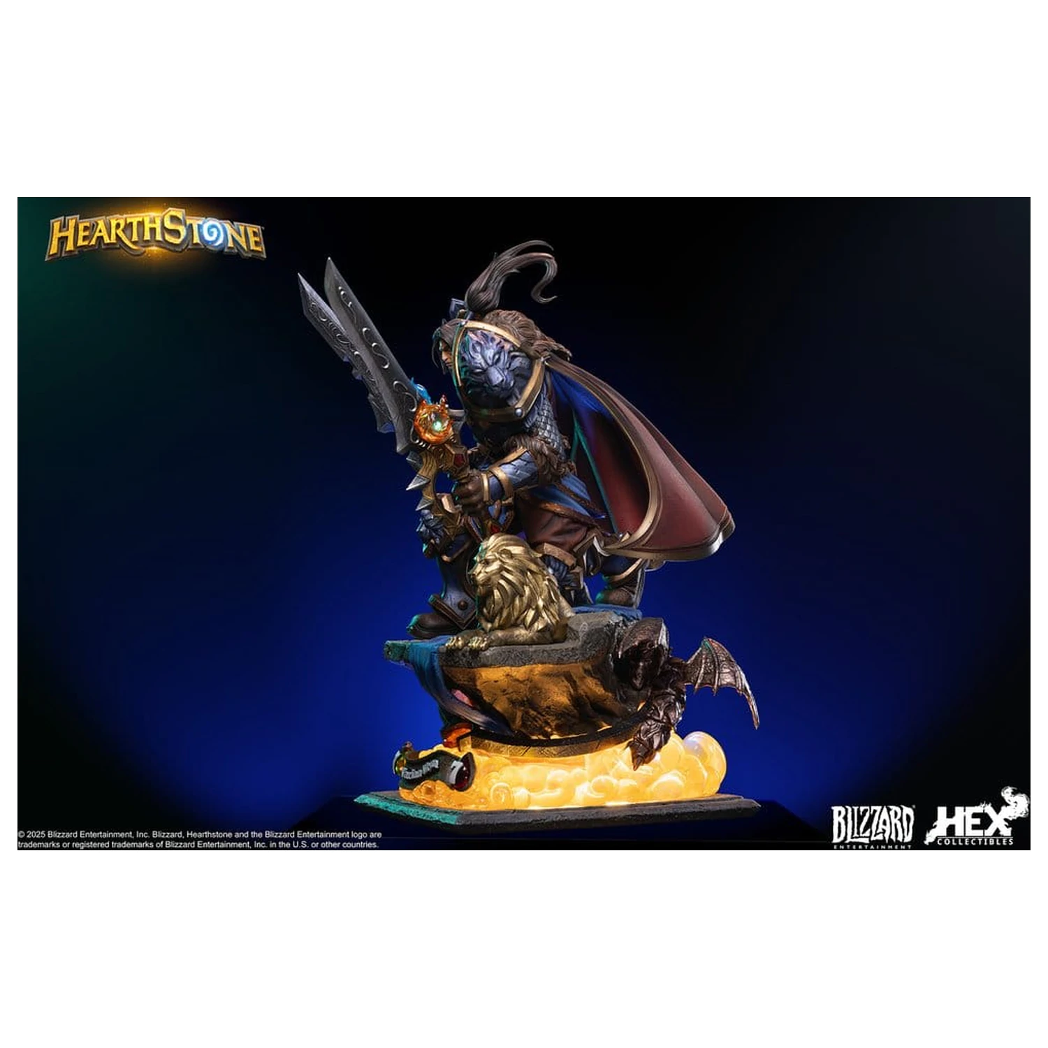 Hearthstone Statuie 1/10 Varian Wrynn 31 cm poza produsului
