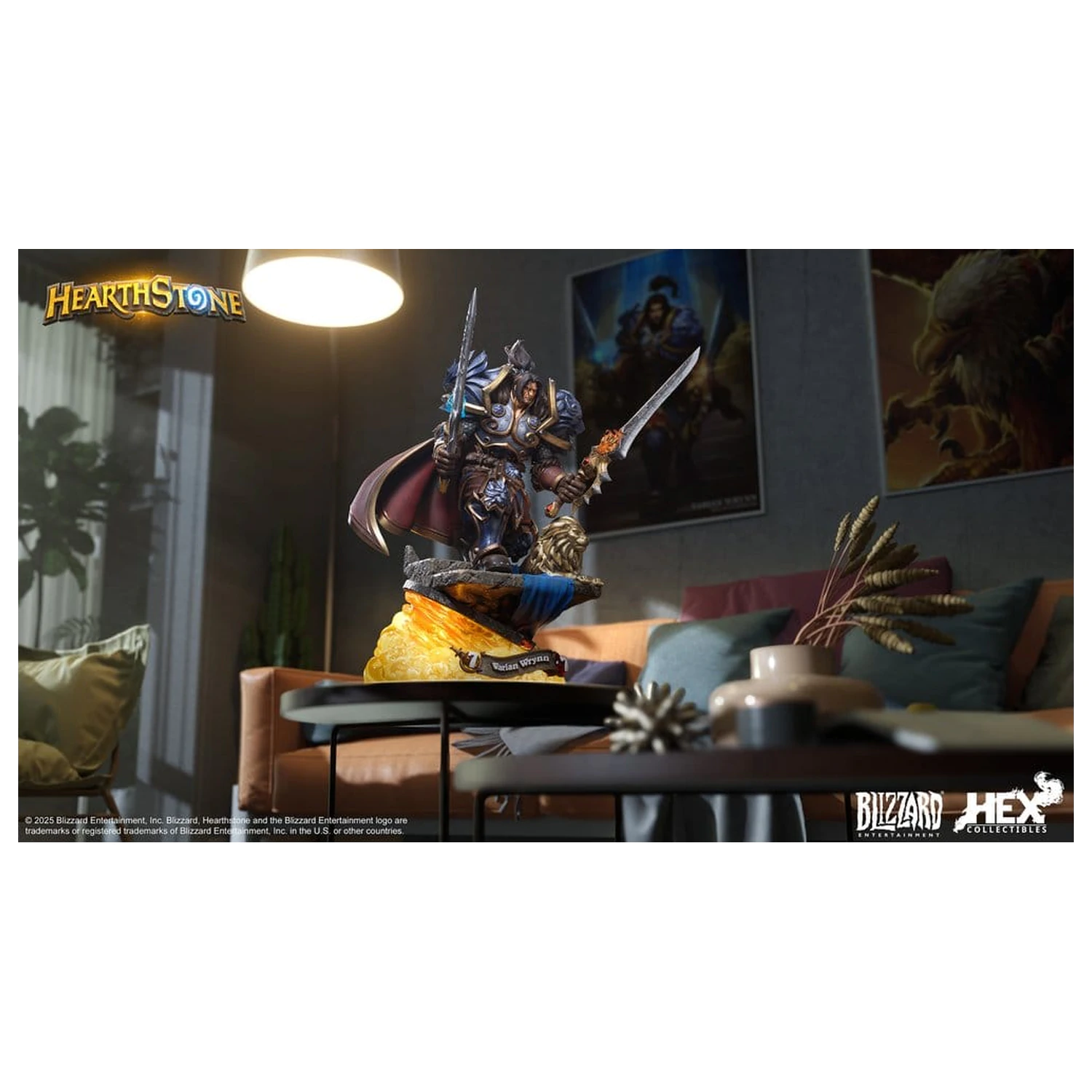 Hearthstone Statuie 1/10 Varian Wrynn 31 cm poza produsului