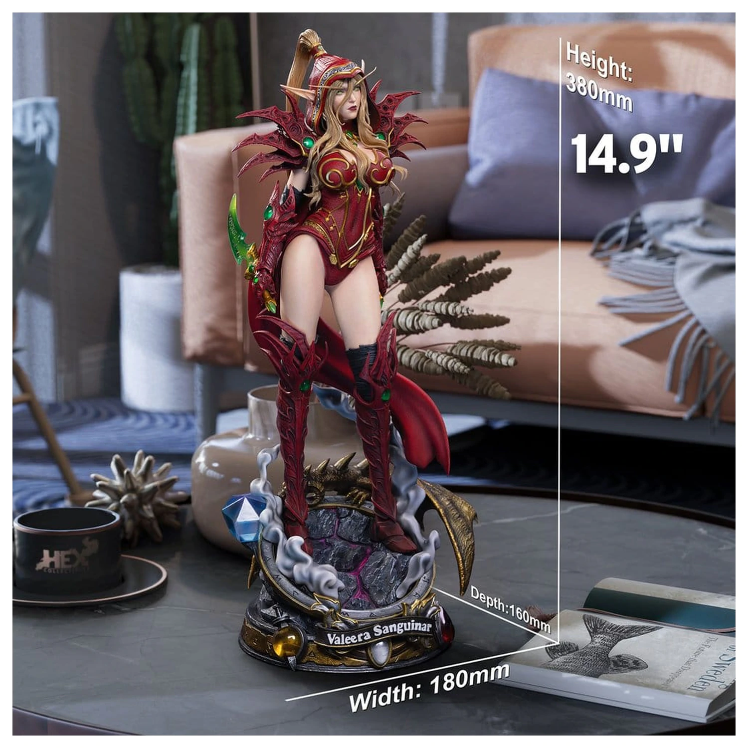 Hearthstone 1/6 Statuie Valeera Sanguinar 38 cm poza produsului