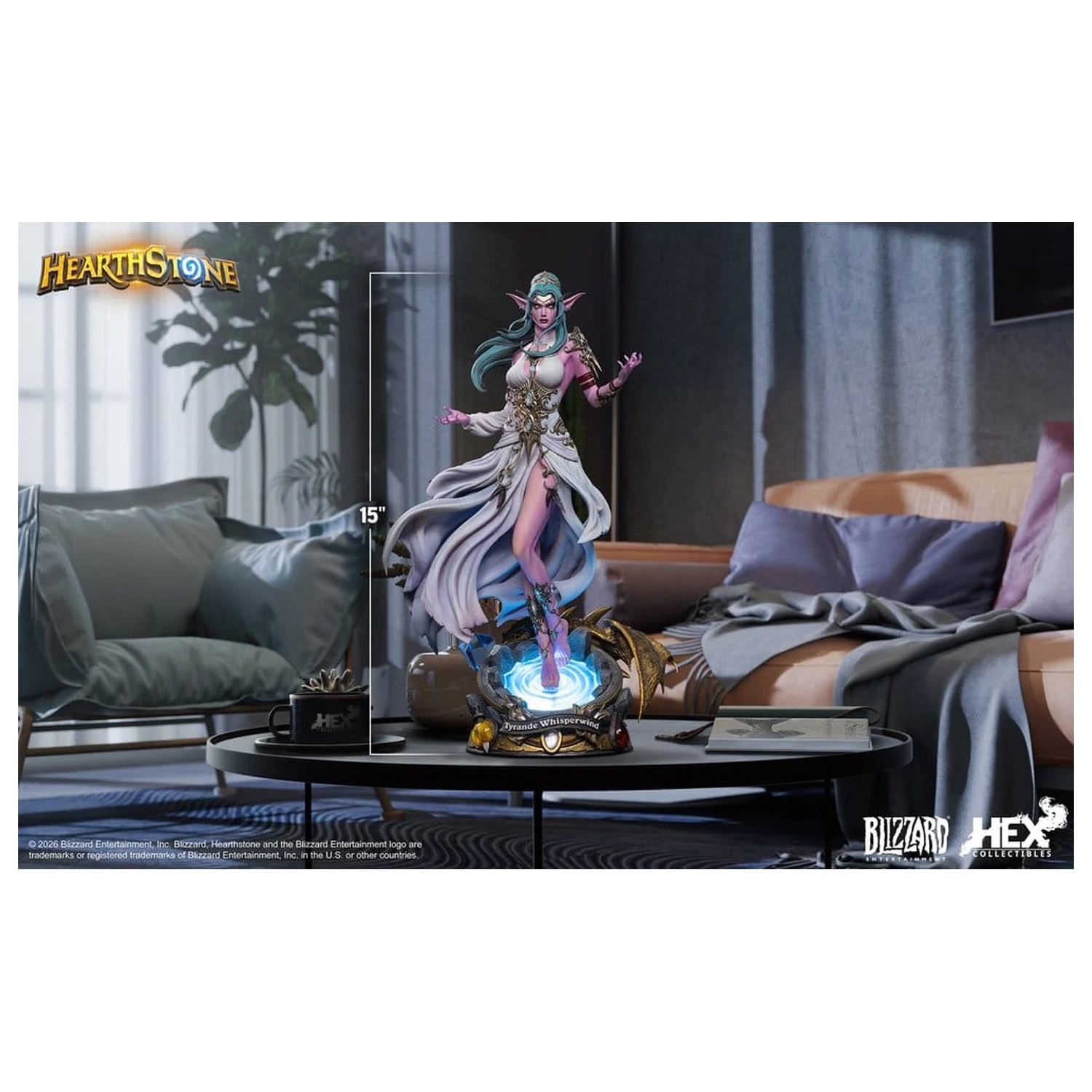 Hearthstone Statuie 1/6 Tyrande Whisperwind 38 cm poza produsului