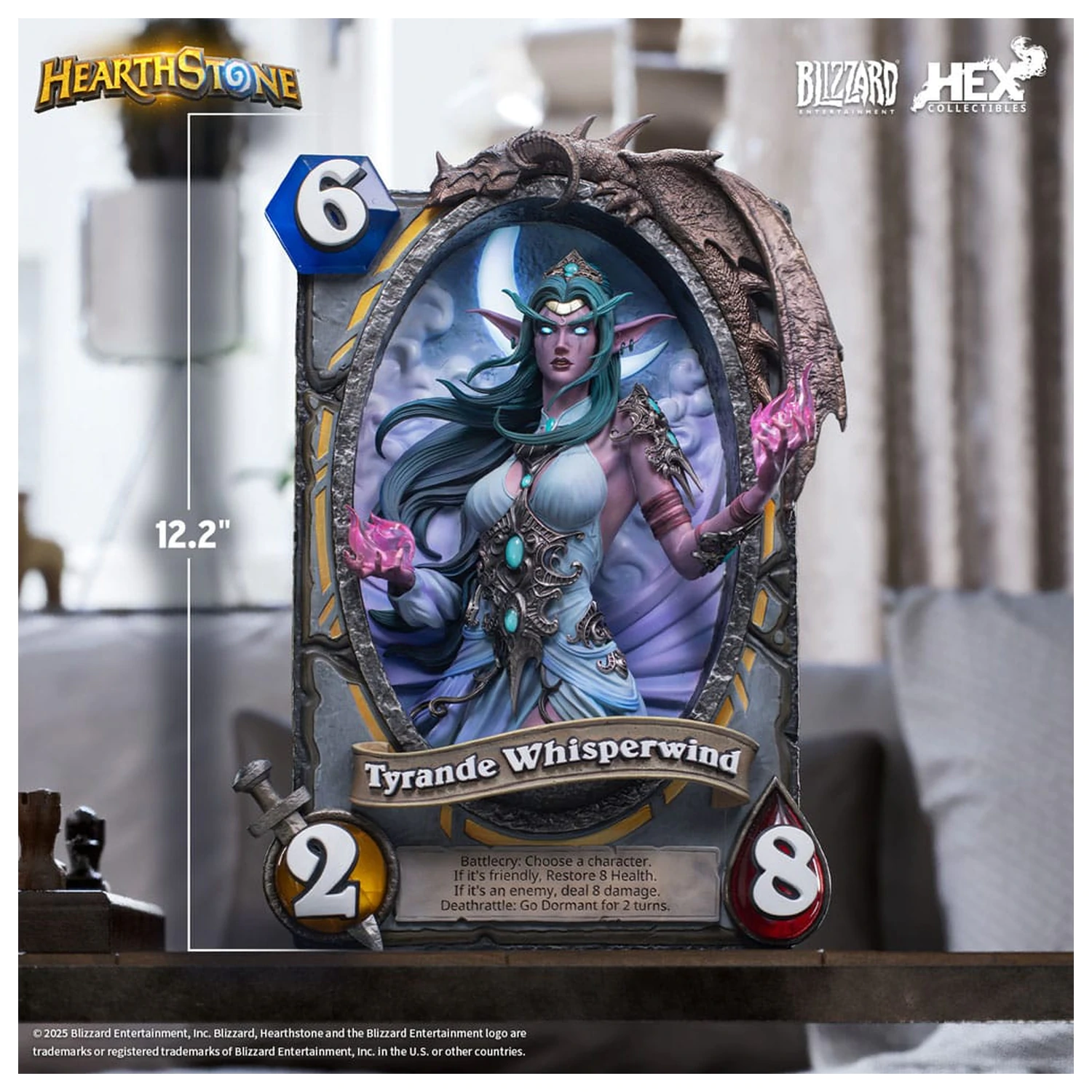Hearthstone 3D Art Frame Statuie Tyrande Whisperwind 31 cm poza produsului