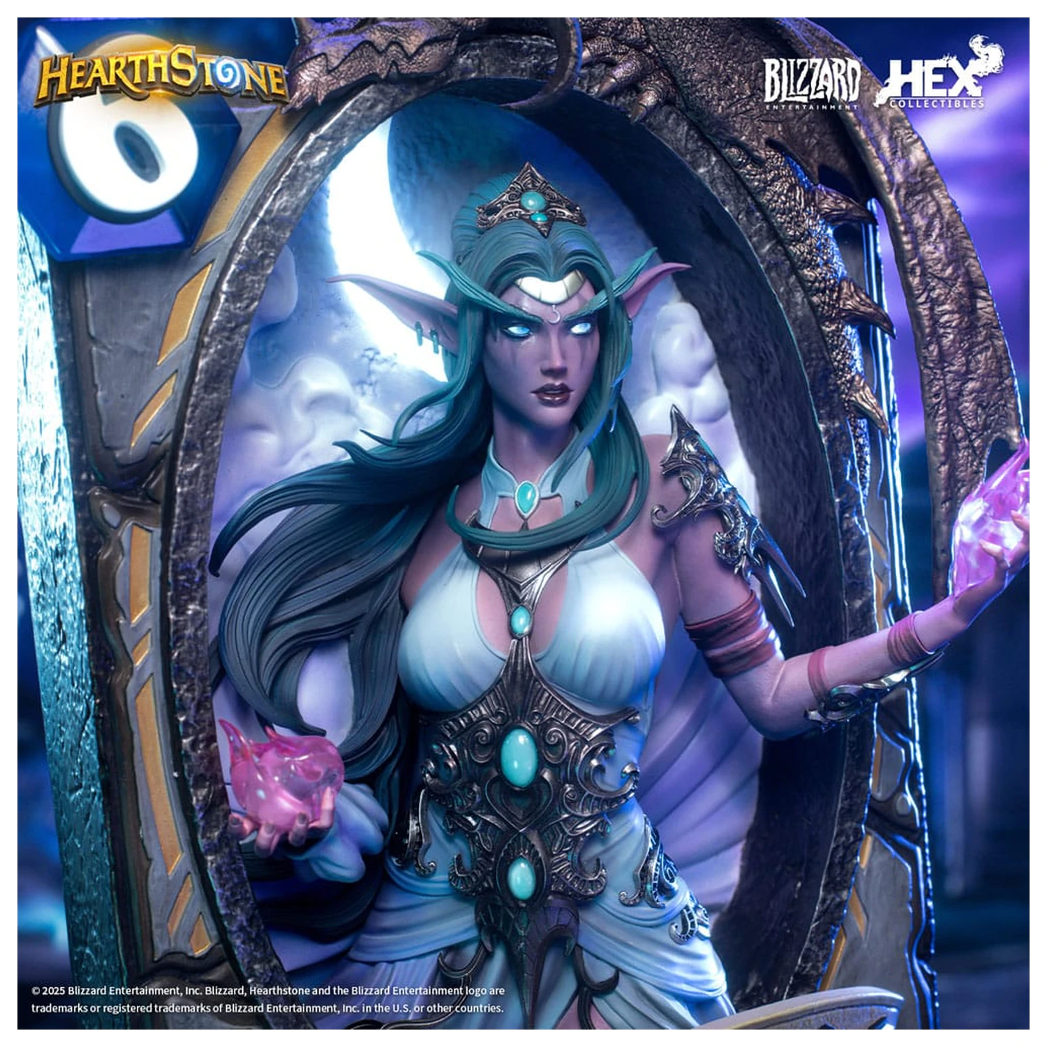 Hearthstone 3D Art Frame Statuie Tyrande Whisperwind 31 cm poza produsului