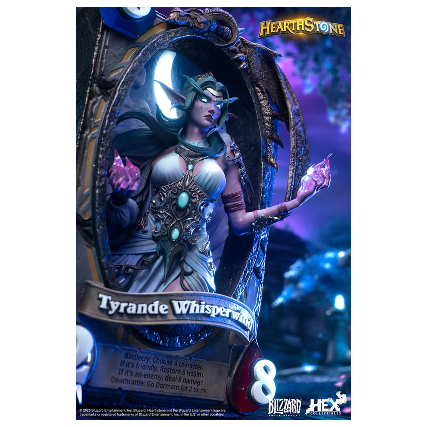 Hearthstone 3D Art Frame Statuie Tyrande Whisperwind 31 cm poza produsului