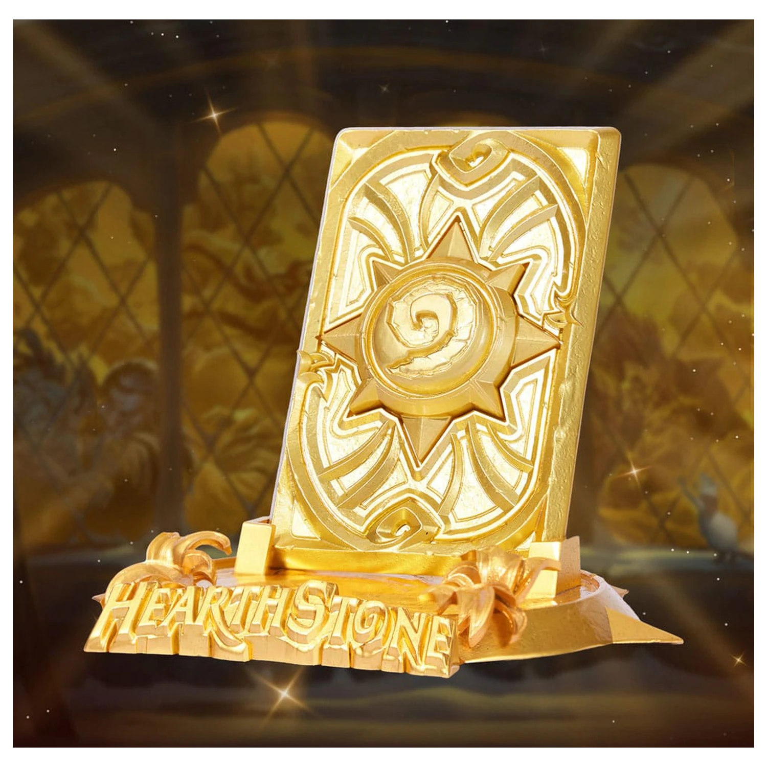 Hearthstone Replica Golden Celebration Card Back 10 cm poza produsului