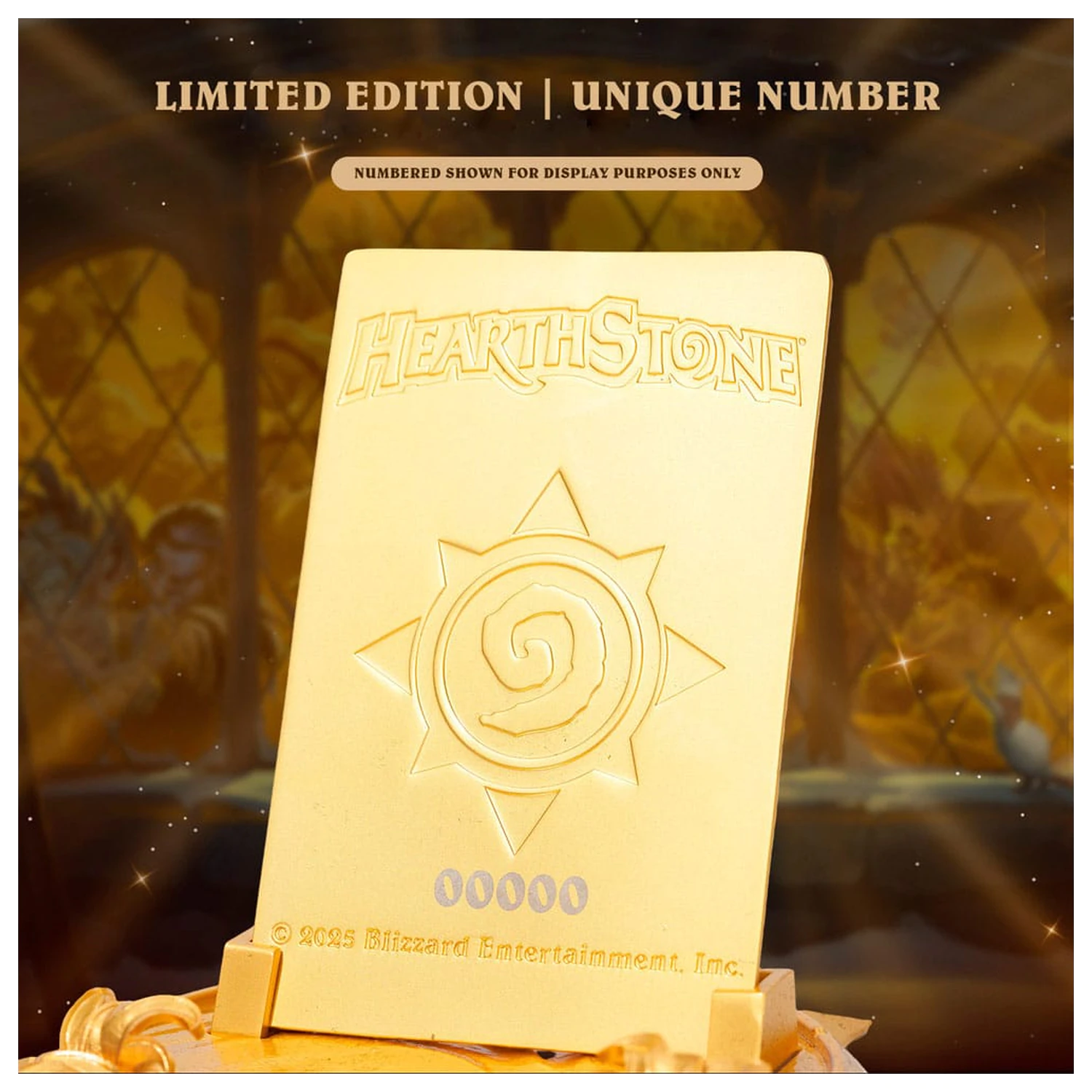 Hearthstone Replica Golden Celebration Card Back 10 cm poza produsului