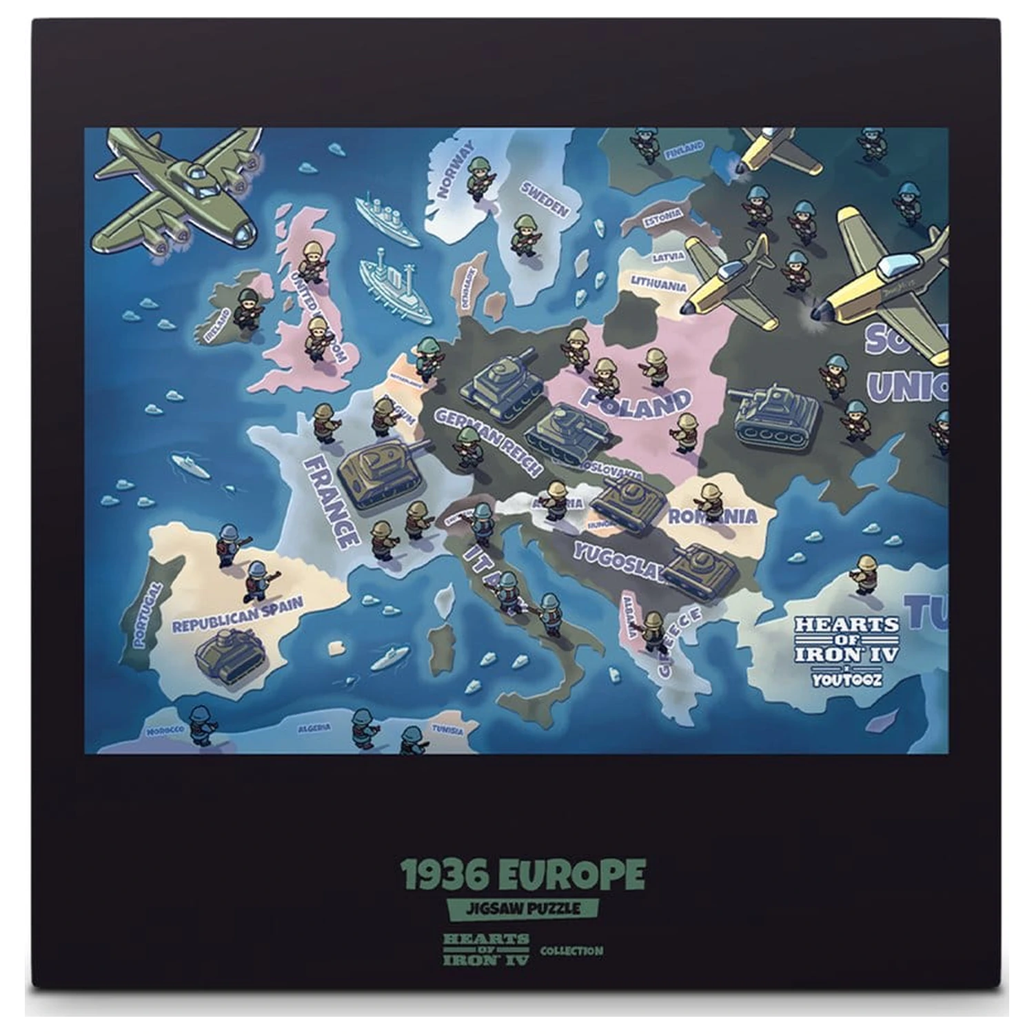 Hearts of Iron Puzzle 1936 Europa poza produsului