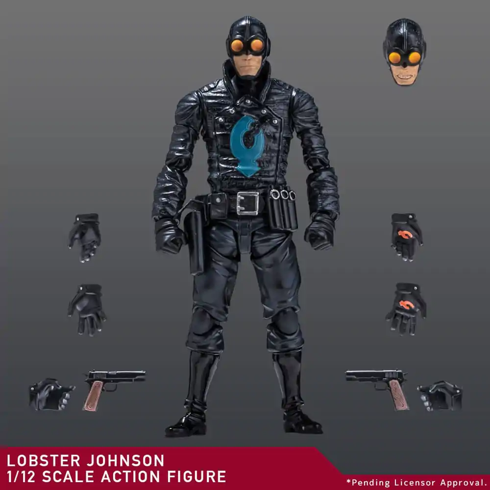 Figurină de acțiune Hellboy 1/12 Lobster Johnson 17 cm poza produsului