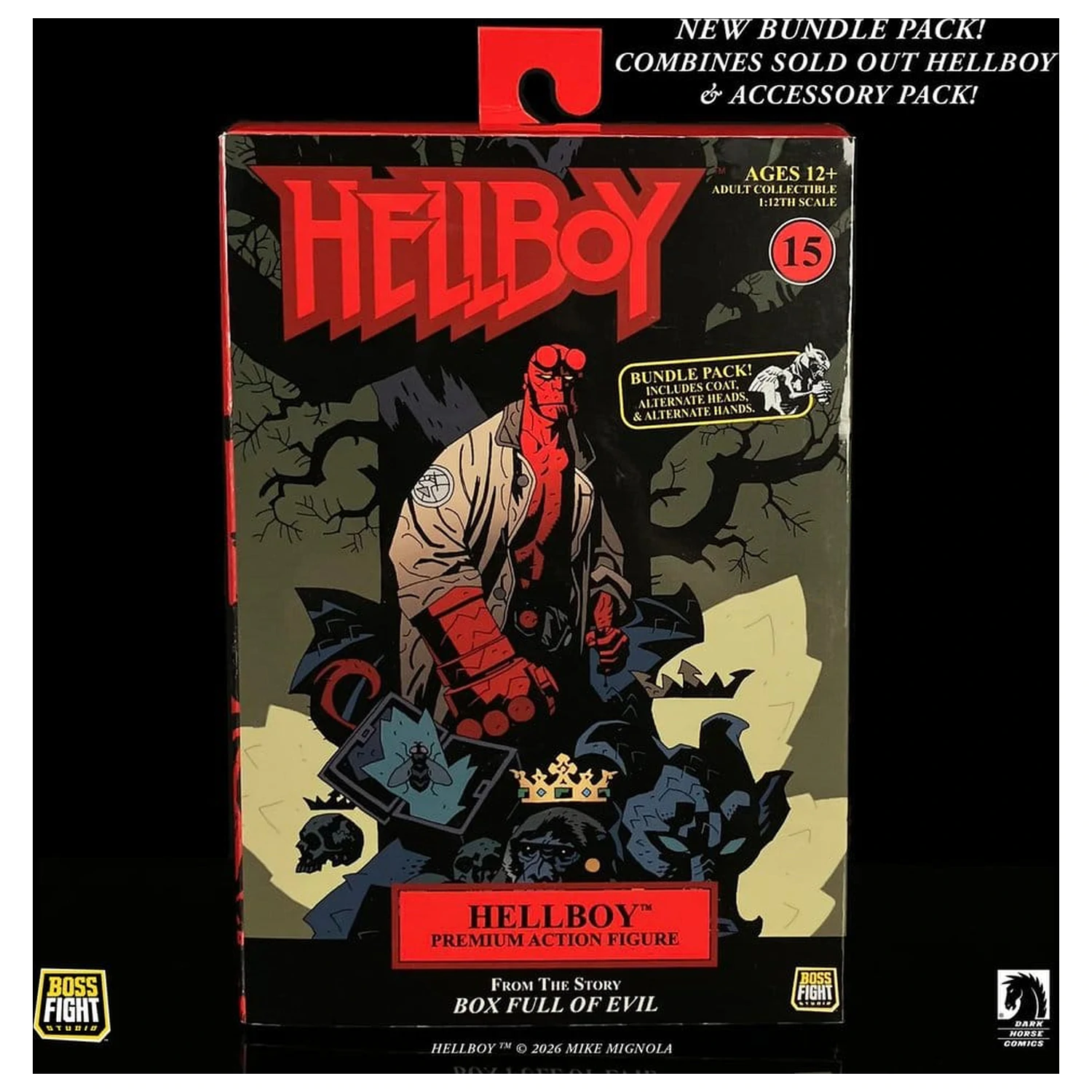 Figurina de actiune Hellboy Scara 1/12 Pachet Bundle poza produsului