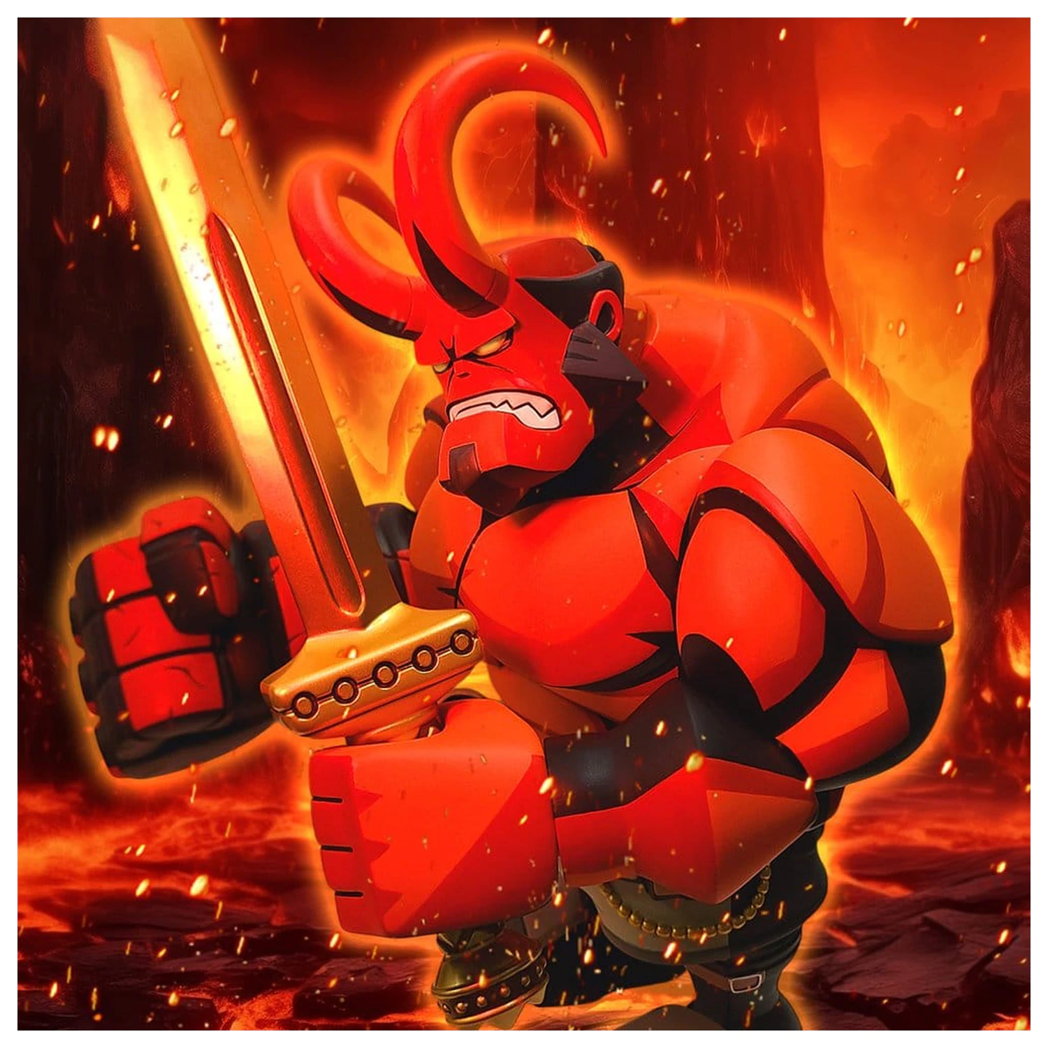 Hellboy Bulkyz Figura de vinil 29 cm poza produsului