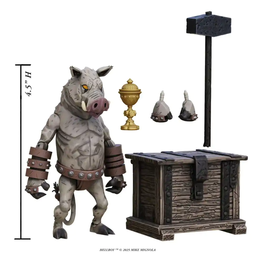 Figurina de actiune Hellboy Gruagach (The Wild Hunt) 11 cm poza produsului