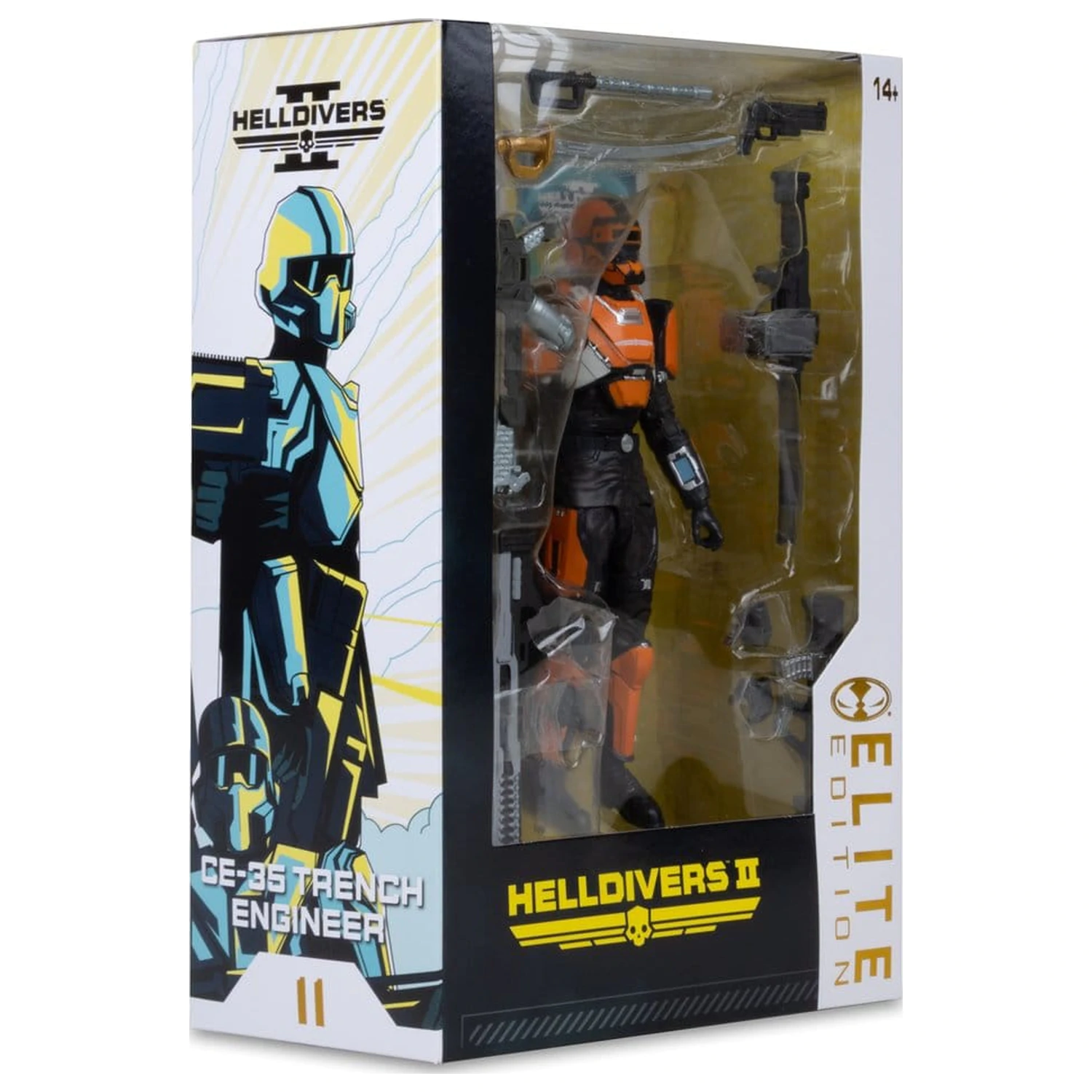 Helldivers 2 McFarlane Elite Edition Figurina de Actiune CE-25 Trench Engineer (Deluxe) 18 cm poza produsului