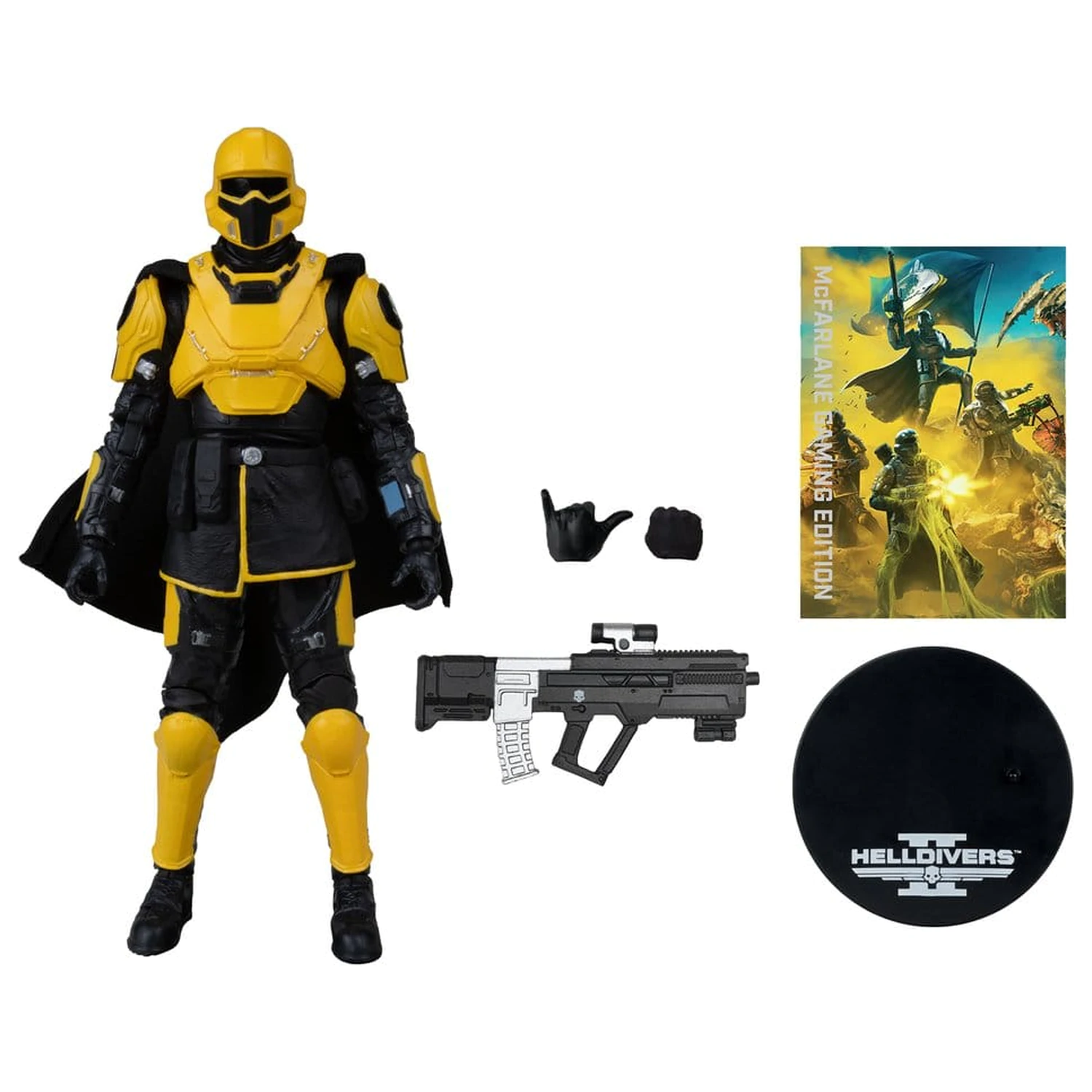 Helldivers II McFarlane Gaming Edition figurina de actiune T4-40 Gold Eagle 18 cm poza produsului