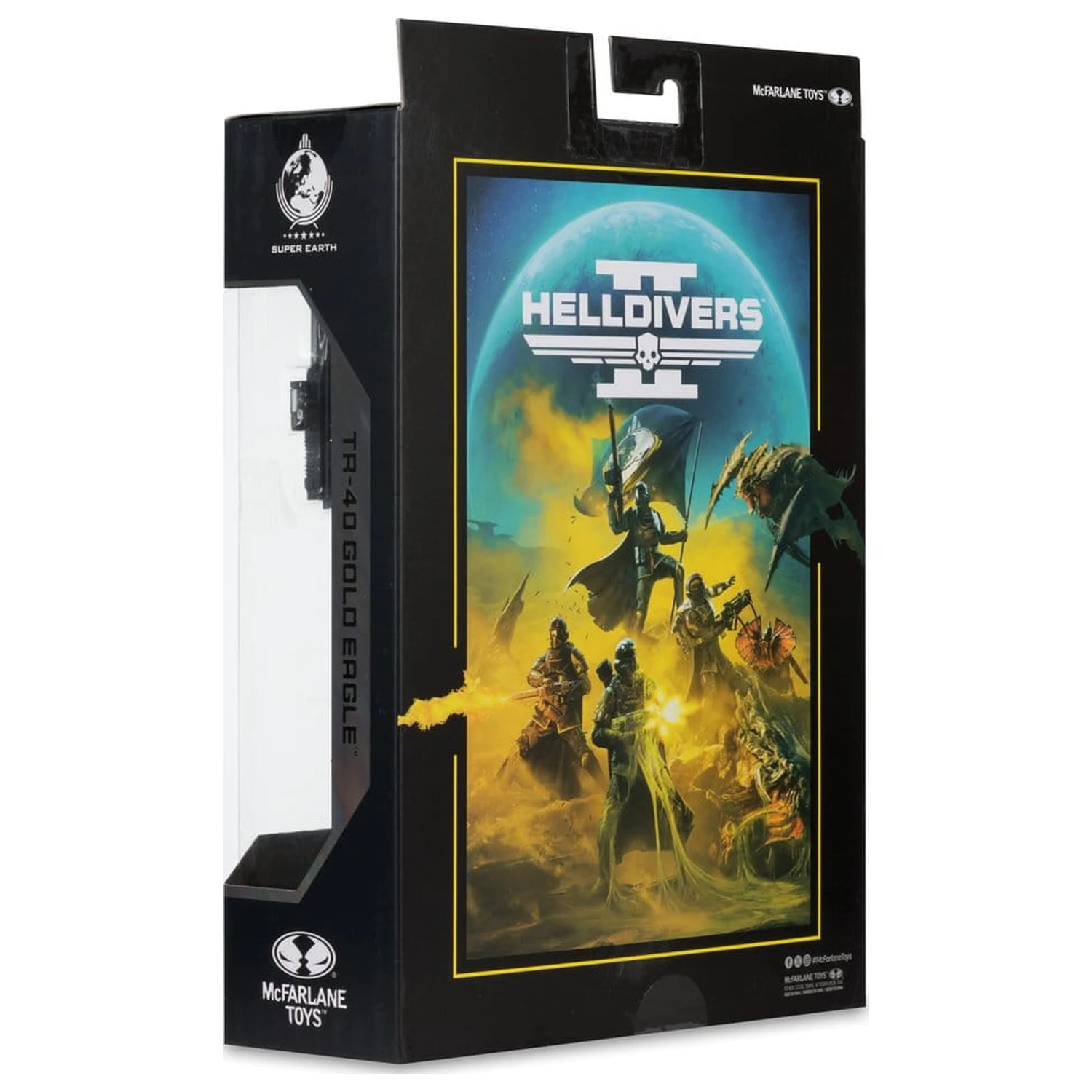 Helldivers II McFarlane Gaming Edition figurina de actiune T4-40 Gold Eagle 18 cm poza produsului