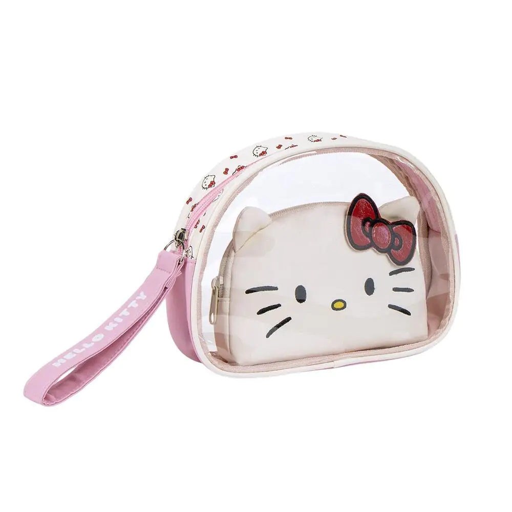 Set de călătorie geantă de cosmetice 2 piese Hello Kitty poza produsului