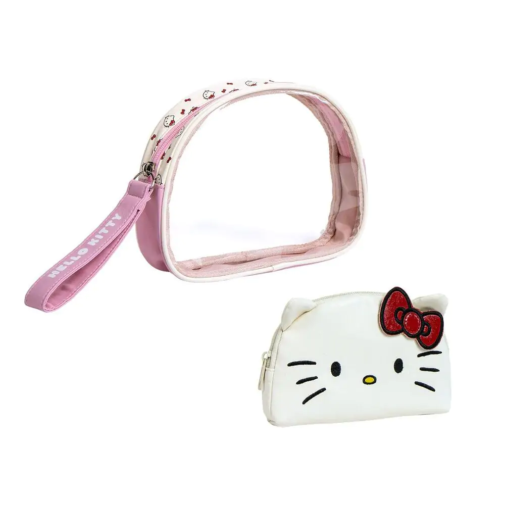 Set de călătorie geantă de cosmetice 2 piese Hello Kitty poza produsului