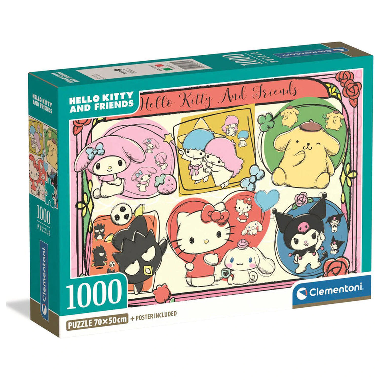 Hello Kitty 2 puzzle 1000 piese poza produsului