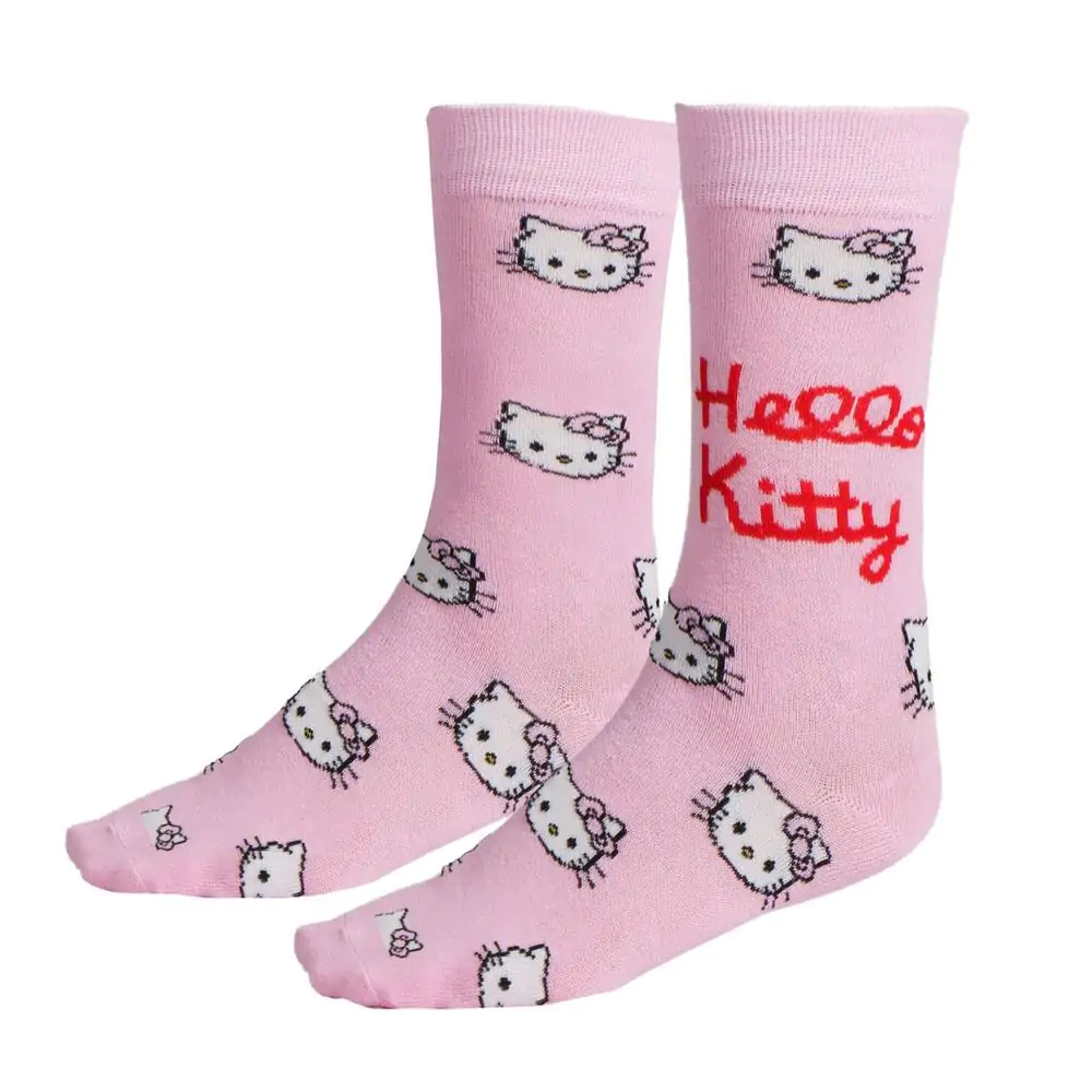 Hello Kitty set 3 perechi șosete adult poza produsului