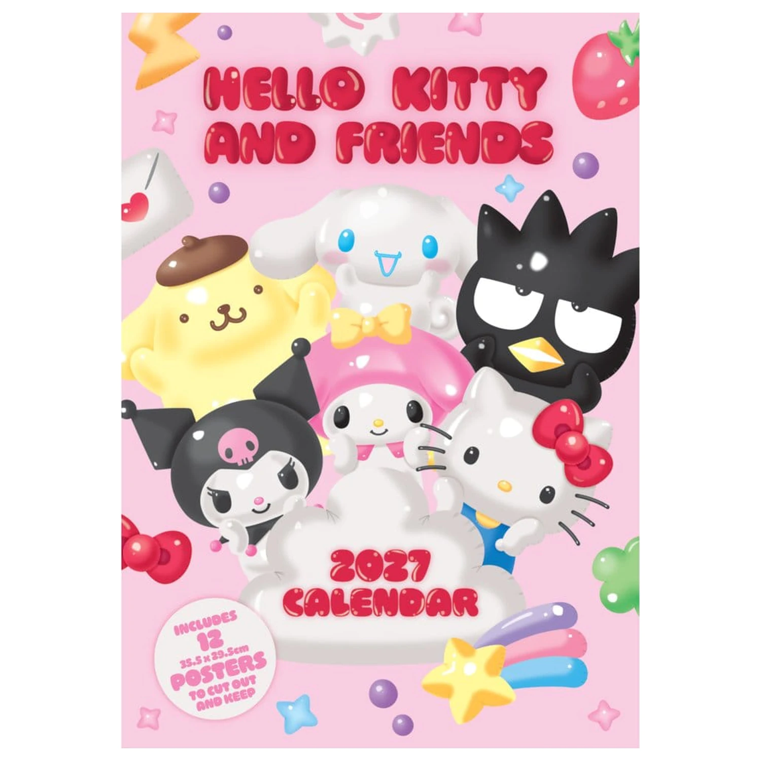 Hello Kitty Calendar Poster A3 2027 poza produsului