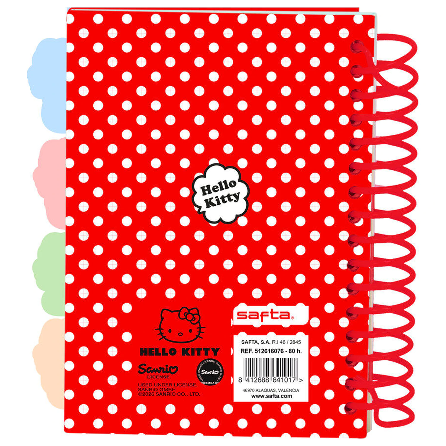 Hello Kitty caiet A6 poza produsului