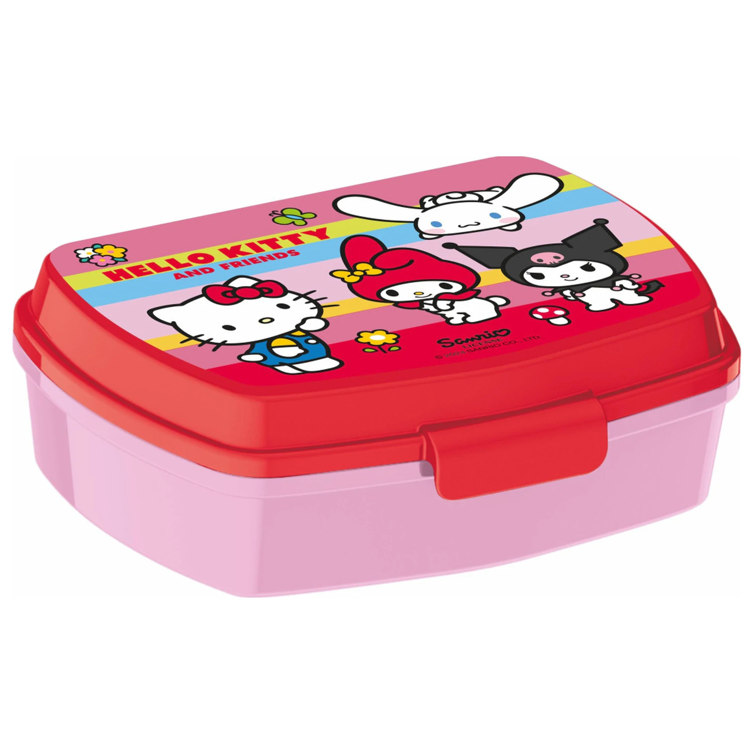 Hello Kitty and Friends Funny Plastic Sandwich Box poza produsului